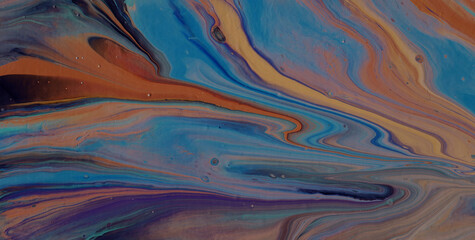 Obraz premium A Vibrant Colorful Painting with Grunge and Water Textures 