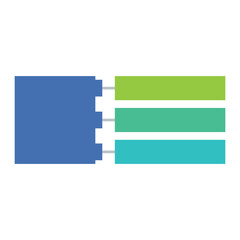 Obraz premium infographic diagram three element