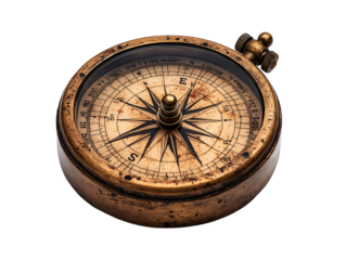 Close-Up of a Compass