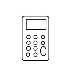 calculator isolated on white background