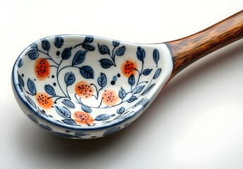 a spoon with a handle

