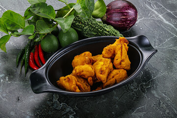Indian cuisine - paneer pakora cheese