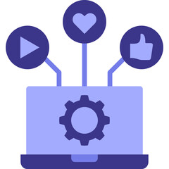 Social Media Management Icon