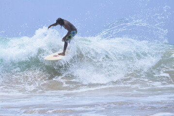 Tropical Surfing Wave Sri Lanka Hikkaduwa