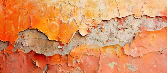 Fragment Of An Old Painted Wall Bright Background Ideal For Any Design