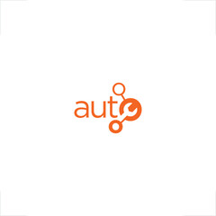 auto wordmark hub pliers connection logo