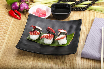 Japanese cuisine - sushi with octopus