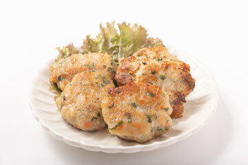 しそ入り鶏ごぼう　ハンバーグ