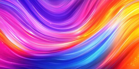 Obraz premium Colorful Abstract Wavy Pattern Background