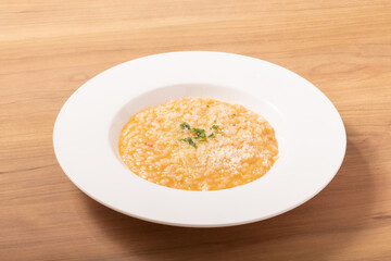 トマト　チーズリゾット