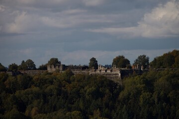 old fortress in nuremberg land countryside