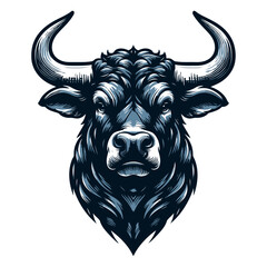 Bull vector and illustration.