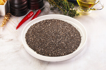 Vegan cuisine - Chia seeds for cooking
