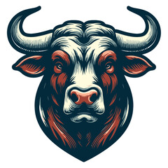 Bull vector and illustration.