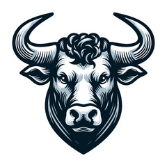 Bull vector and illustration.