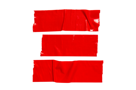 Masking tape separated from background