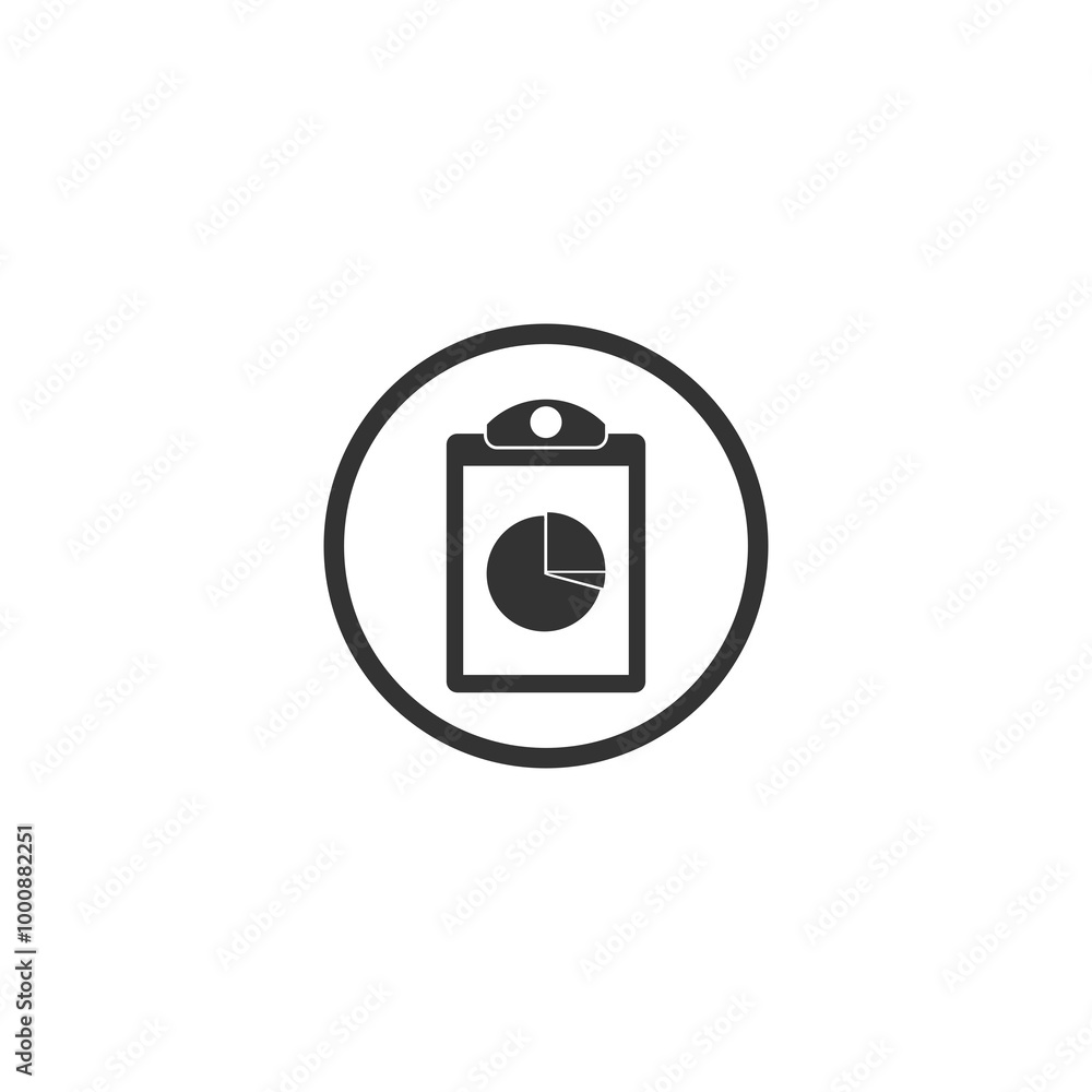 Poster control list symbol icon isolated on transparent background