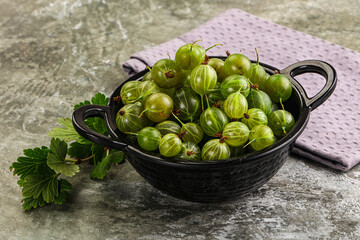 Ripe sweeet and juicy gooseberry