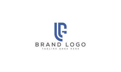 letter LG logo design vector template design for brand.