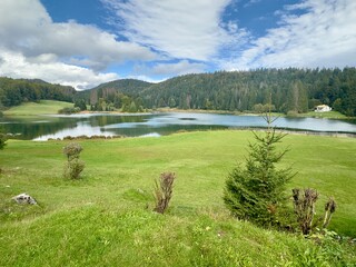 Lac Genin durant l'été