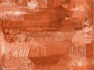 Abstract textured background with a warm, earthy orange color.