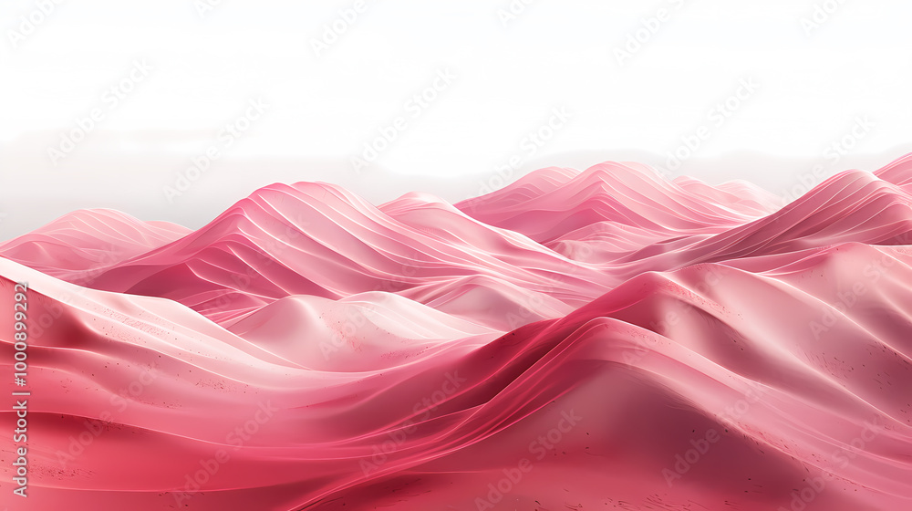 Sticker pink silk background