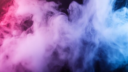 Fototapeta premium Abstract background of pink and blue smoke.