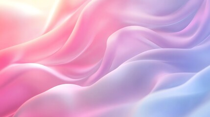 Fototapeta premium Abstract background with soft, colorful waves.