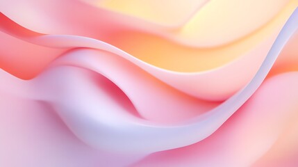 Naklejka premium Abstract background with soft, colorful waves.