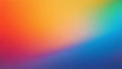Obraz premium modern and simple rgb gradient colors background with grain rough texture