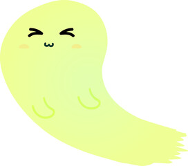 cute ghost cartoon , halloween