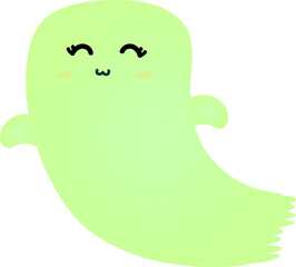 cute ghost cartoon , halloween