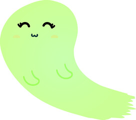 cute ghost cartoon , halloween