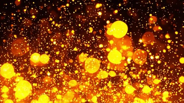 夜空に広がる輝く光が祝祭を豪華に彩る幻想的なシーン。生成AI