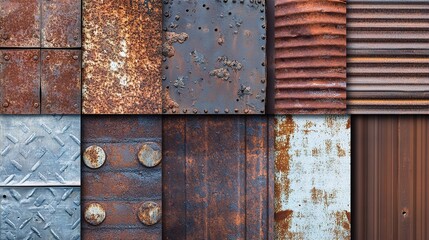 Textures of Rust and Metal Surfaces