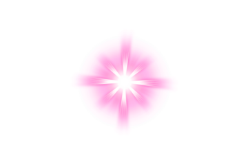 Pink star light shine glow effect