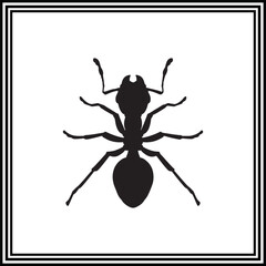 Ant icon illustration.
