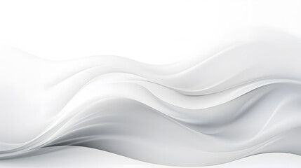 Obraz premium White abstract wave background with white background