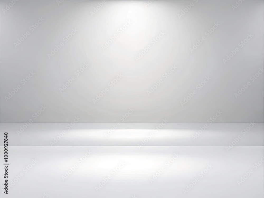 Poster a clean and minimalist white studio background with subtle gradient effect, ideal for showcasing pro