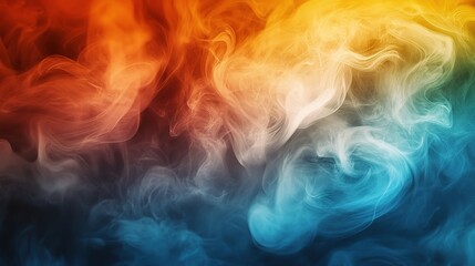 Fototapeta premium Colorful Abstract Smoke Background for Creative Designs