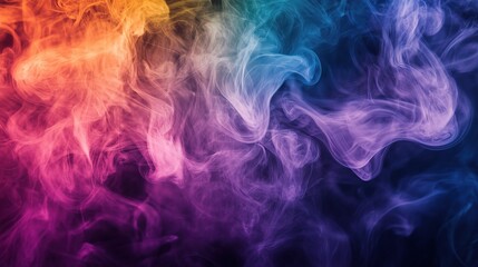 Obraz premium Colorful Smoke Abstract Background Design