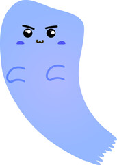 cute ghost cartoon , halloween