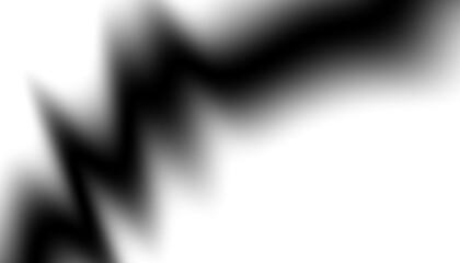 Blurred transparent gradient background. Elegant black wavy line on Transparent png overlay background