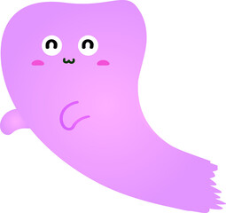 cute ghost cartoon , halloween