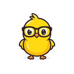 Beautiful Chick Logo, Baby Animal Design for Your Corporate and Business Graphic Resource or Creative Project, Ai Generative