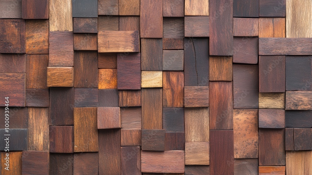 Poster this elegant wooden panel wall texture reveals rich colors and unique patterns, adding warmth to mod