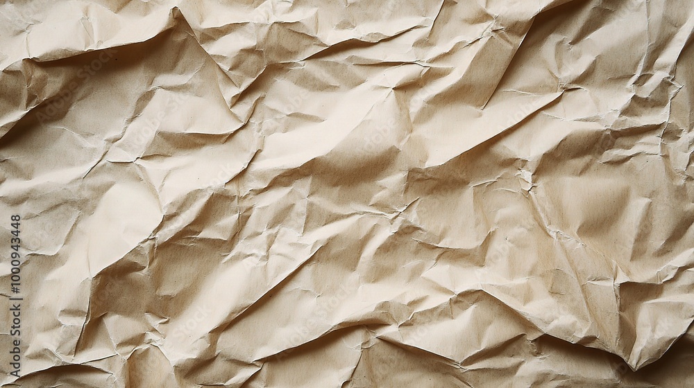Poster crumpled paper texture for background use