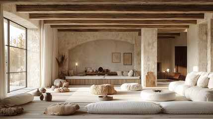 Wabi-sabi inspired sustainable architecture with minimalist design