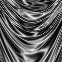 Transform your space with this elegant black and white abstract painting. Featuring dynamic folds, it's perfect for festive fabric printing and versatile applications!