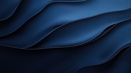 Obraz premium Elegant Blue Fabric Waves Background